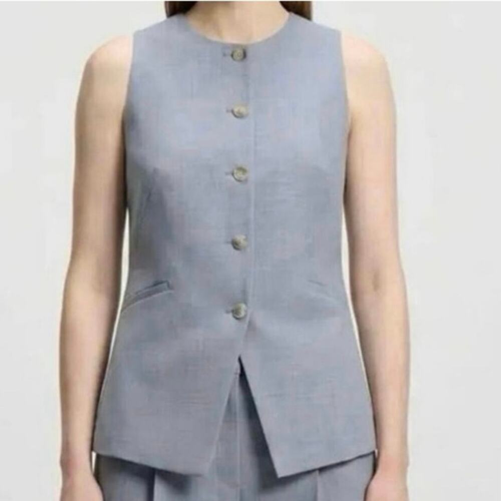 BOSS Virgin blue Wool
Waistcoat vest Size 2